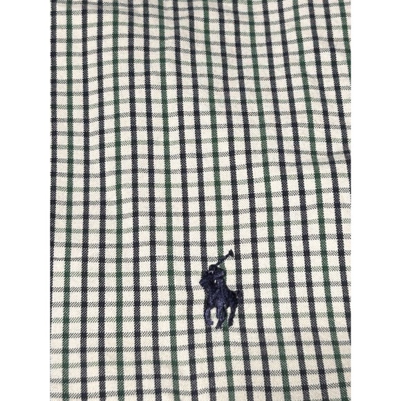 Vintage Ralph Lauren Blaire Blue Plaid Button Down Shirt Men's Size Medium - Picture 6 of 7